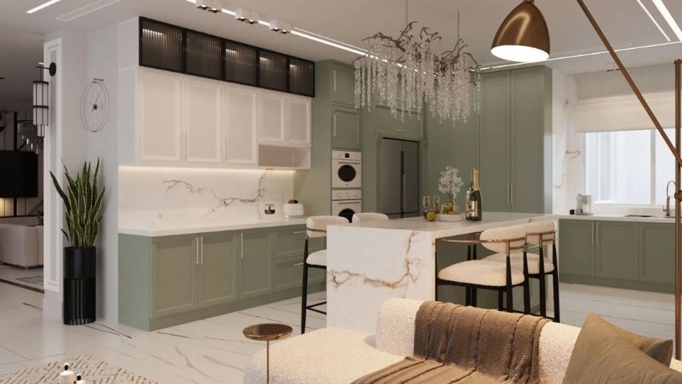 شرکت دکوژنیک، اجرای کاغذ دیواری کابینت و بازسازی در اصفهان