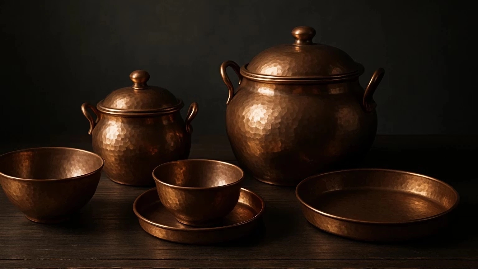 خرید ظروف مسی از تولیدی حسنی مظفری در زنجان