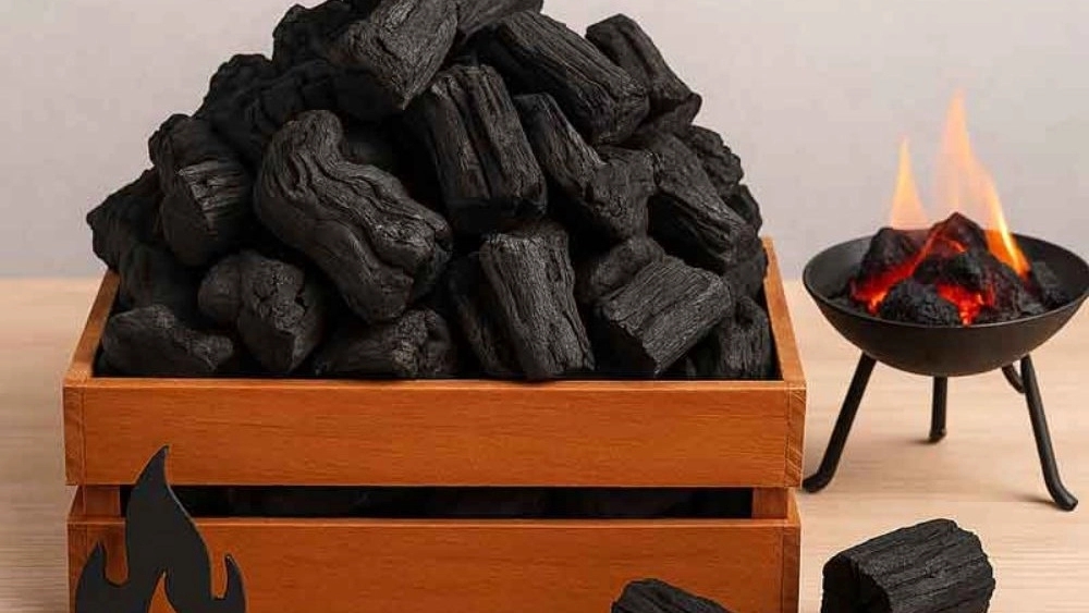 مرکز پخش ذغال پسته در رفسنجان