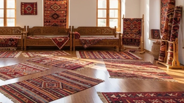 خرید جاجیم و گلیم در دورود