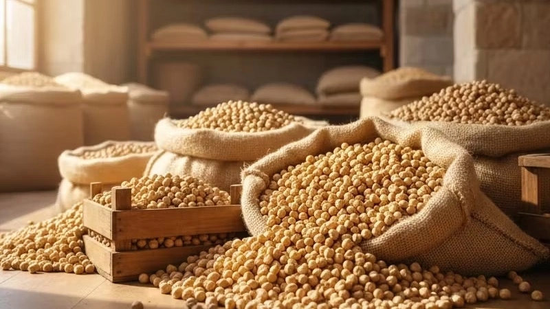 خرید نخود فله‌ای با قیمت مناسب از بازرگانی حبوبات آسیال
