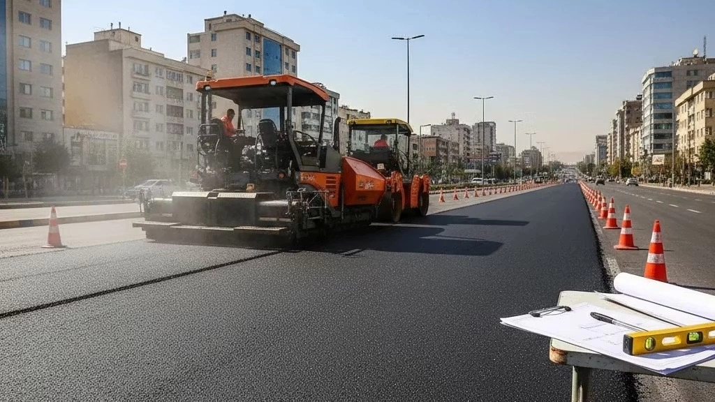 قیمت آسفالت‌کاری در تهران