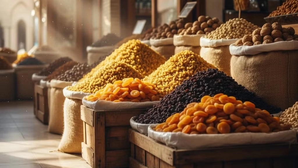 خرید عمده کشمش، قیصی و گردو در تبریز