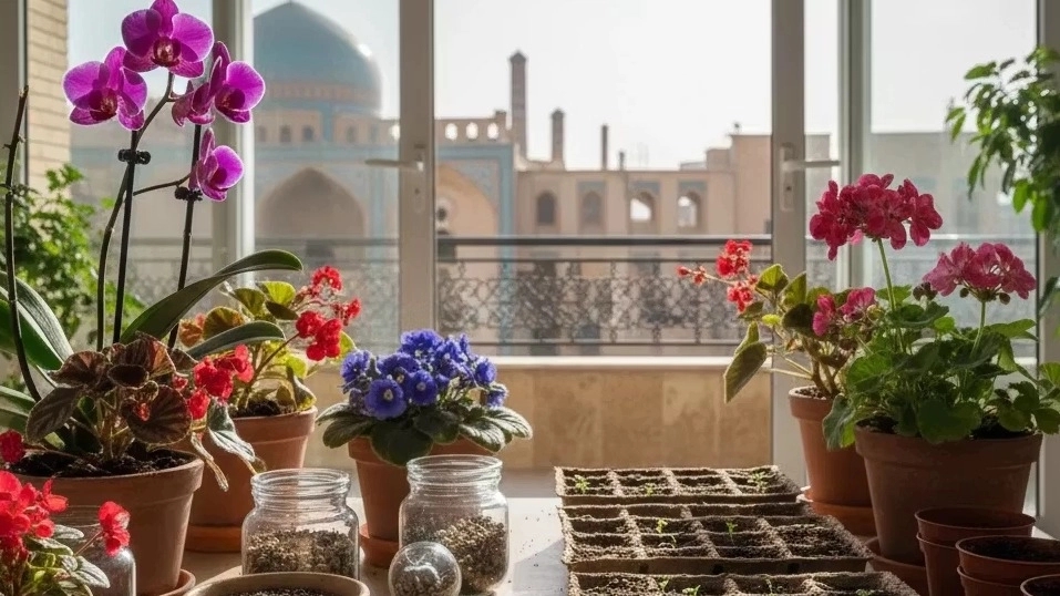 خرید بذر گل های آپارتمانی در اصفهان