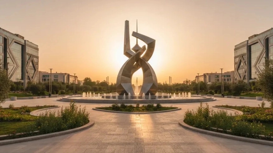 طراحی و اجرای المان شهری مدرن در شیراز