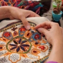 صنایع دستی هیوه، دوخت پته و چرم در کرمان