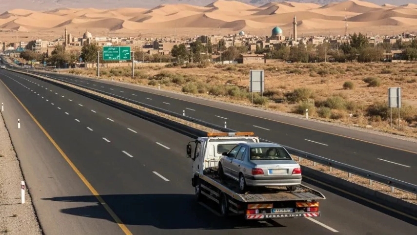 امداد خودرو کاشان در جاده قم نطنز و آران‌ و بیدگل