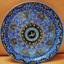 هنر ویترای علیخانی، طراحی سنتی روی سفال شیشه چوب در تهران