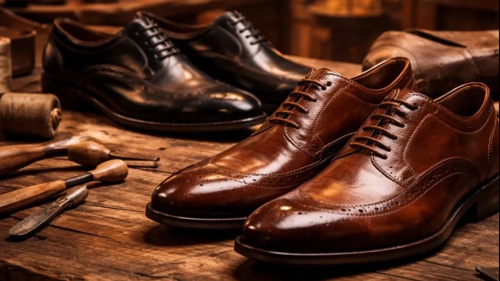 فروش کفش چرم دست‌دوز مردانه در تبریز
