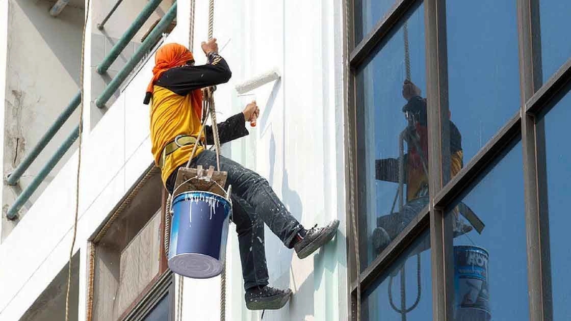 نقاشی ساختمان احدپور، خدمات رنگ آمیزی ساختمان در تهران