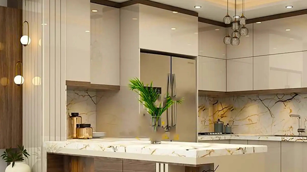 طراحی کابینت هایگلاس در کرج