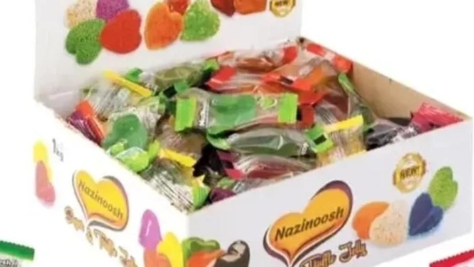 خرید عمده ژله شکری نازینوش در شبستر تبریز
