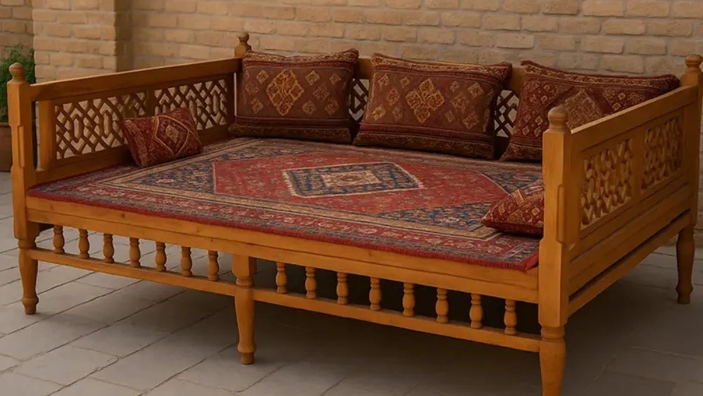 قیمت تخت و  مبلمان چوبی در خمینی شهر