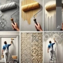 نقاشی ساختمان محمدی، رنگ آمیزی ساختمان در گرمسار