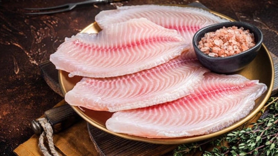 فروش فیله ماهی تیلاپیا در ماهی فروشی تیلاپیای خاتم یزد