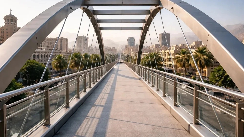 ساخت پل عابرپیاده در مشهد