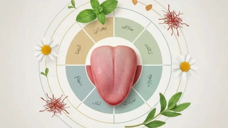 بررسی اختلالات مزاج از طريق عکس زبان در کلينيک سعيدی