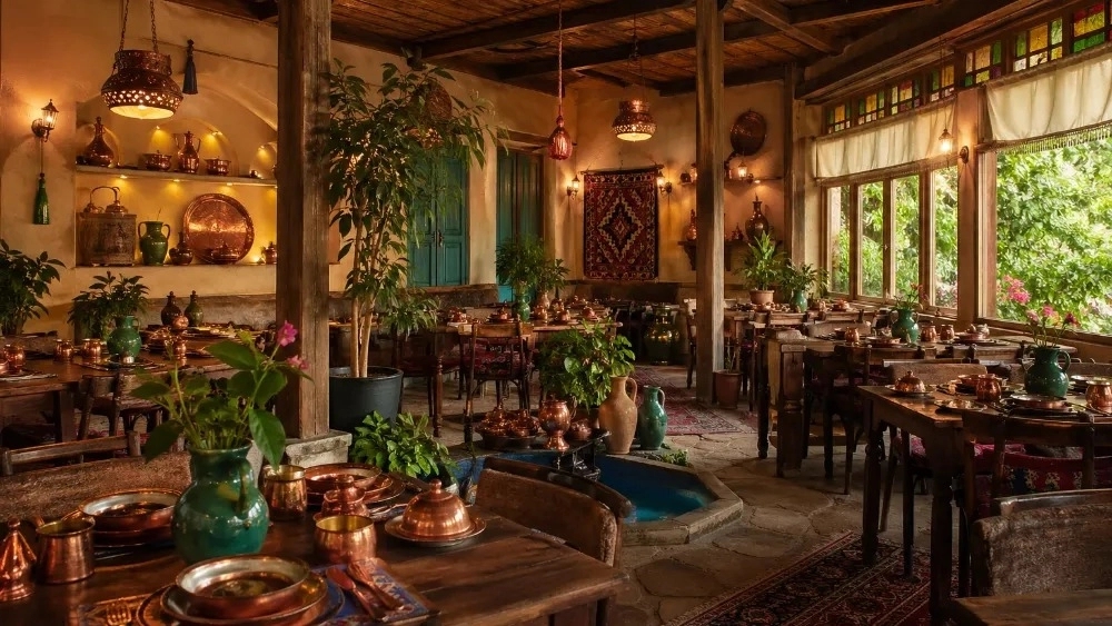 رستوران با فضای شیک و سنتی در رشت