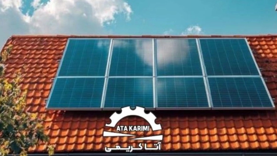 راهنمای کامل خرید و نصب استراکچر پنل خورشیدی ۲ پنله تک ردیف
