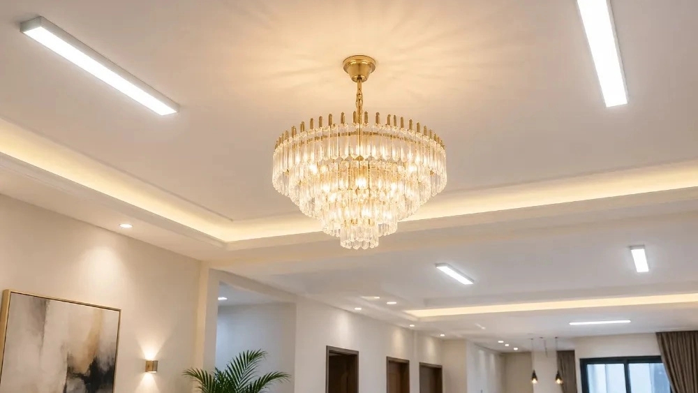 نصب لوستر و مهتابی در کرج توسط برقکاری ساختمان عباسلو