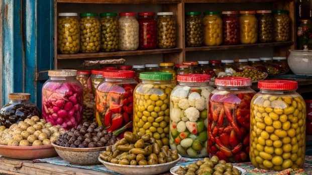 خرید ترشیجات محلی در طارم