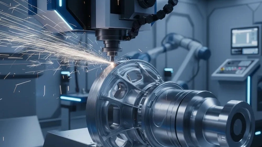 خدمات CNC برای قطعات صنعتی با دقت سرعت در ساخت و ساز مدرن