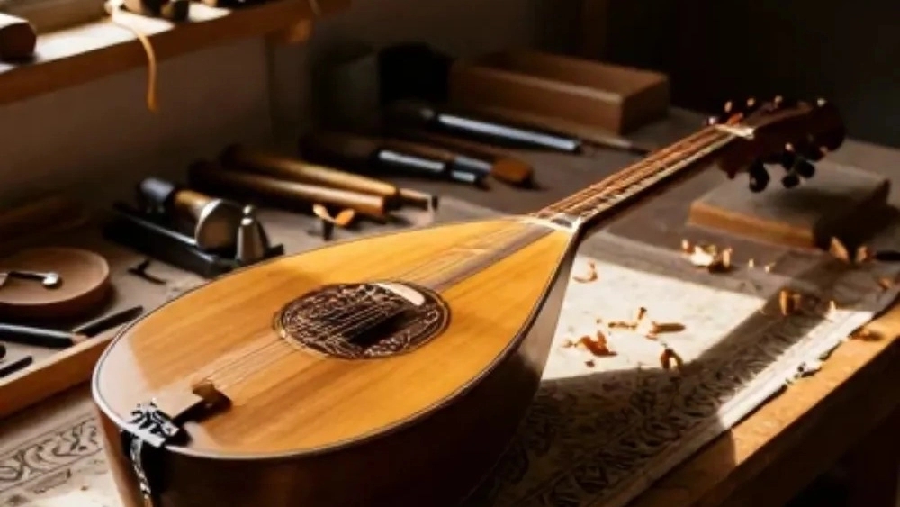 ساخت سه‌تار دست‌ساز توسط کارگاه سه‌تار شاپ