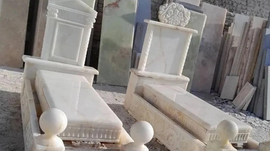 خرید سنگ مزار در اصفهان از تولیدی سنگ هجرت
