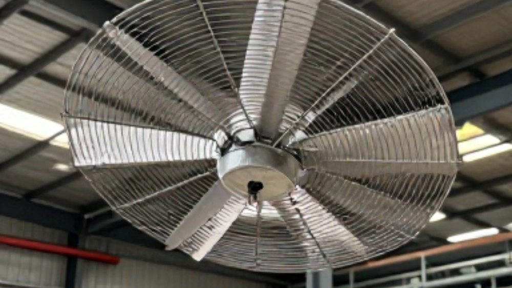 نصب فن آکسیال سقفی در انبارها و کارخانجات