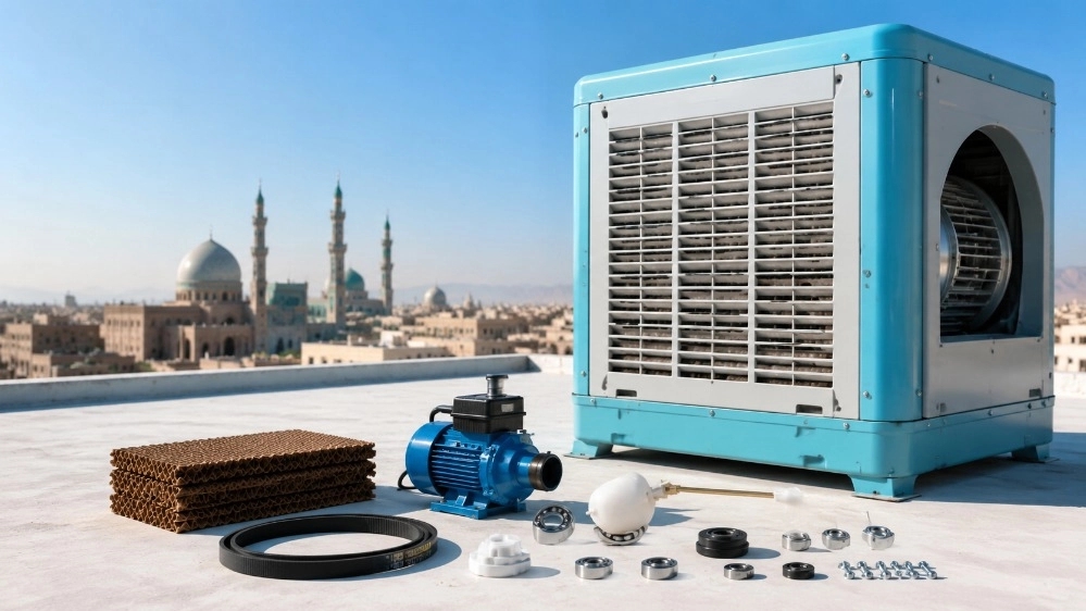 خرید قطعات کولر آبی در قم با قیمت مناسب