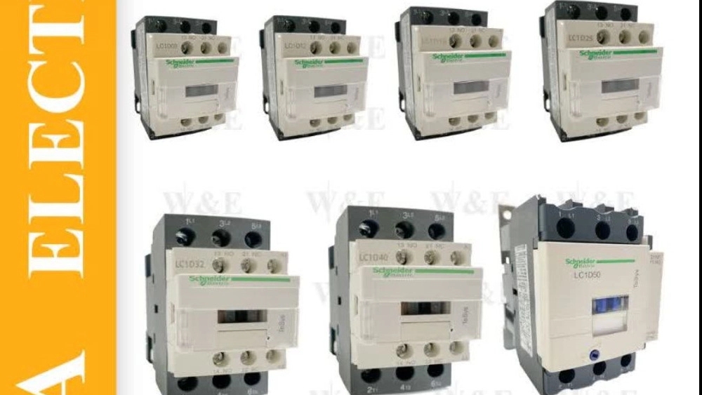 کنتاکتور قاپک سفید طرح اشنایدر برند W&E