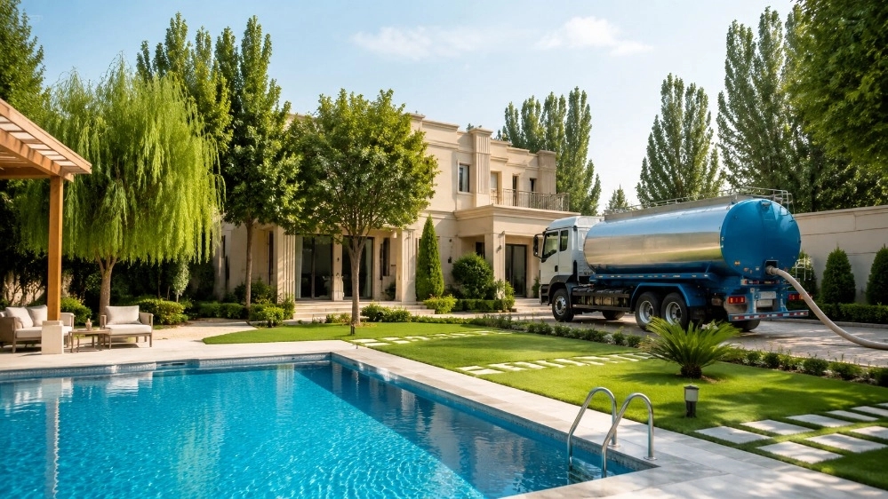 آبرسانی باغ، ویلا و استخر در شهریار با قیمت مناسب