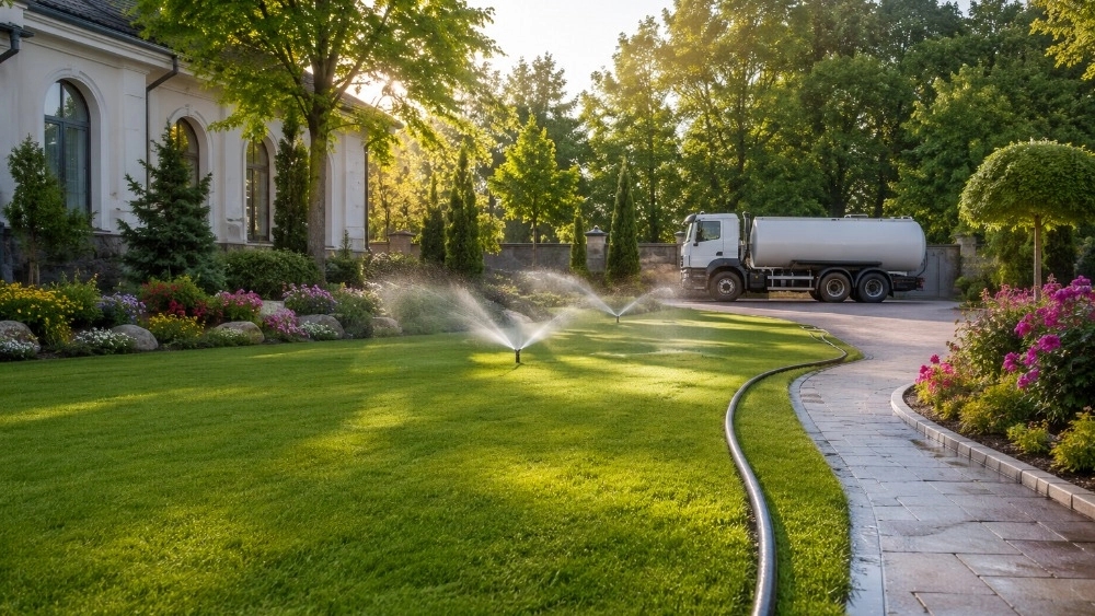 قیمت آبرسانی فضای سبز در شهریار