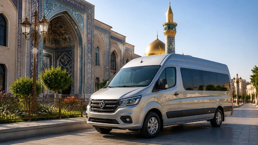 اجاره ون در مشهد از دفتر کرایه اتومبیل باقریان