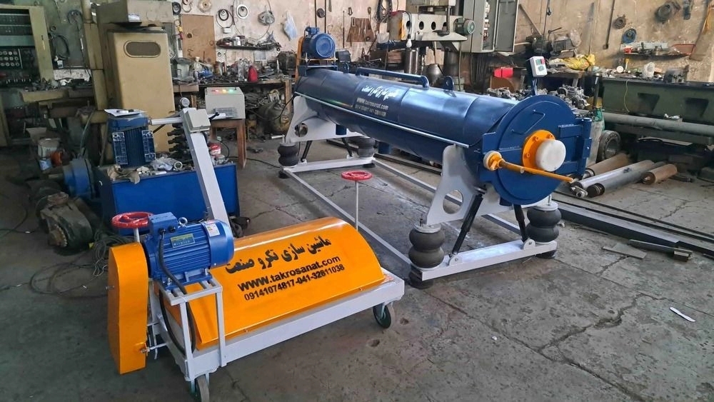 ماشین سازی تکرو صنعت، تولید دستگاه قالیشویی و پتوشویی اتوماتیک در تبریز