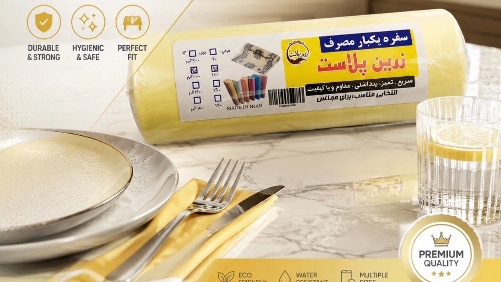 زرین پلاست، تولید و پخش سفره یکبار مصرف در ملکان آذربایجان شرقی