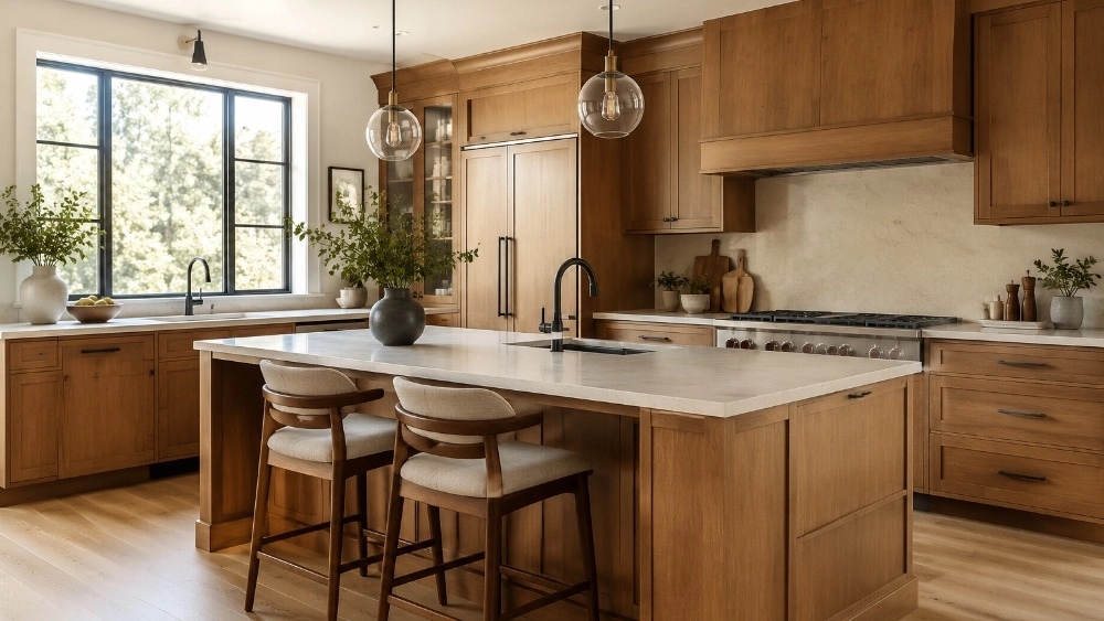 ساخت کابینت آشپزخانه توسط صنایع چوبی قُبا