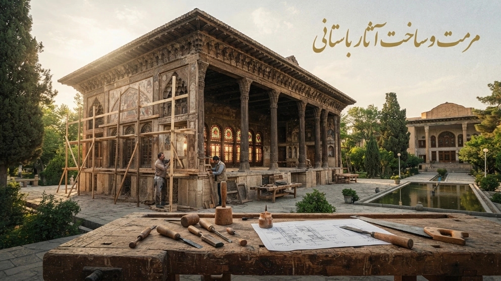 مرمت و ساخت آثار باستانی در مازندران برای احیای هویت تاریخی