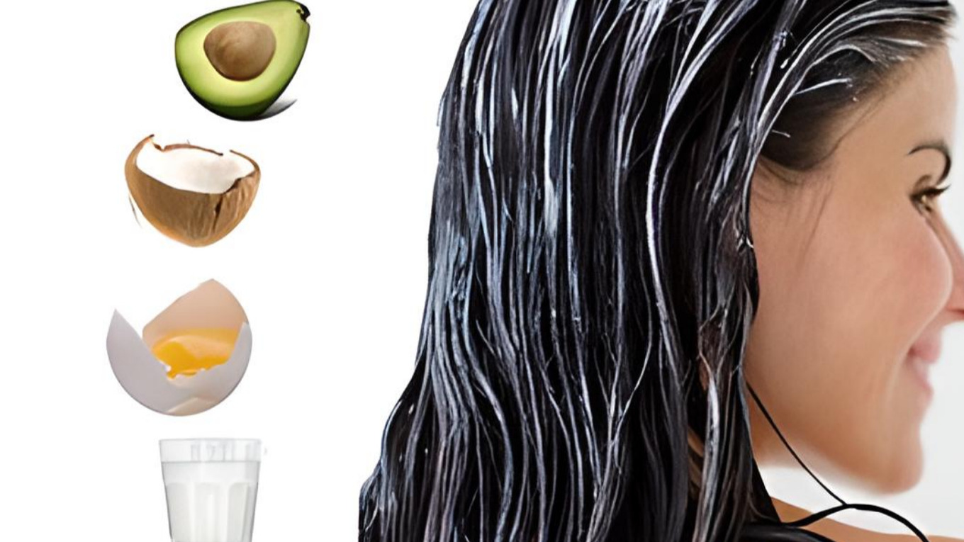 ماسک مو خانگی با استفاده از مواد طبیعی برای انواع مو