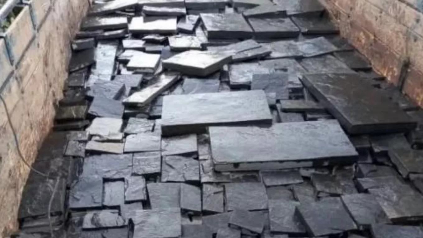 سنگ ورقه ای مشکی میگون و کاربرد آن