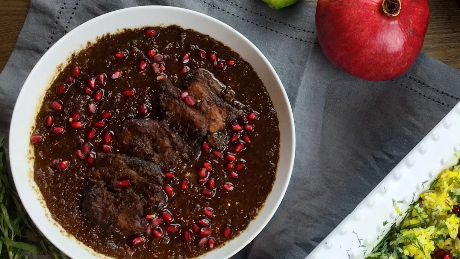 انواع غذای محلی گیلان با گوشت