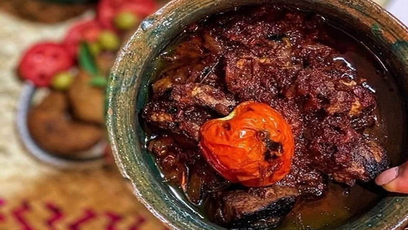 انواع غذای محلی گیلان با گوشت