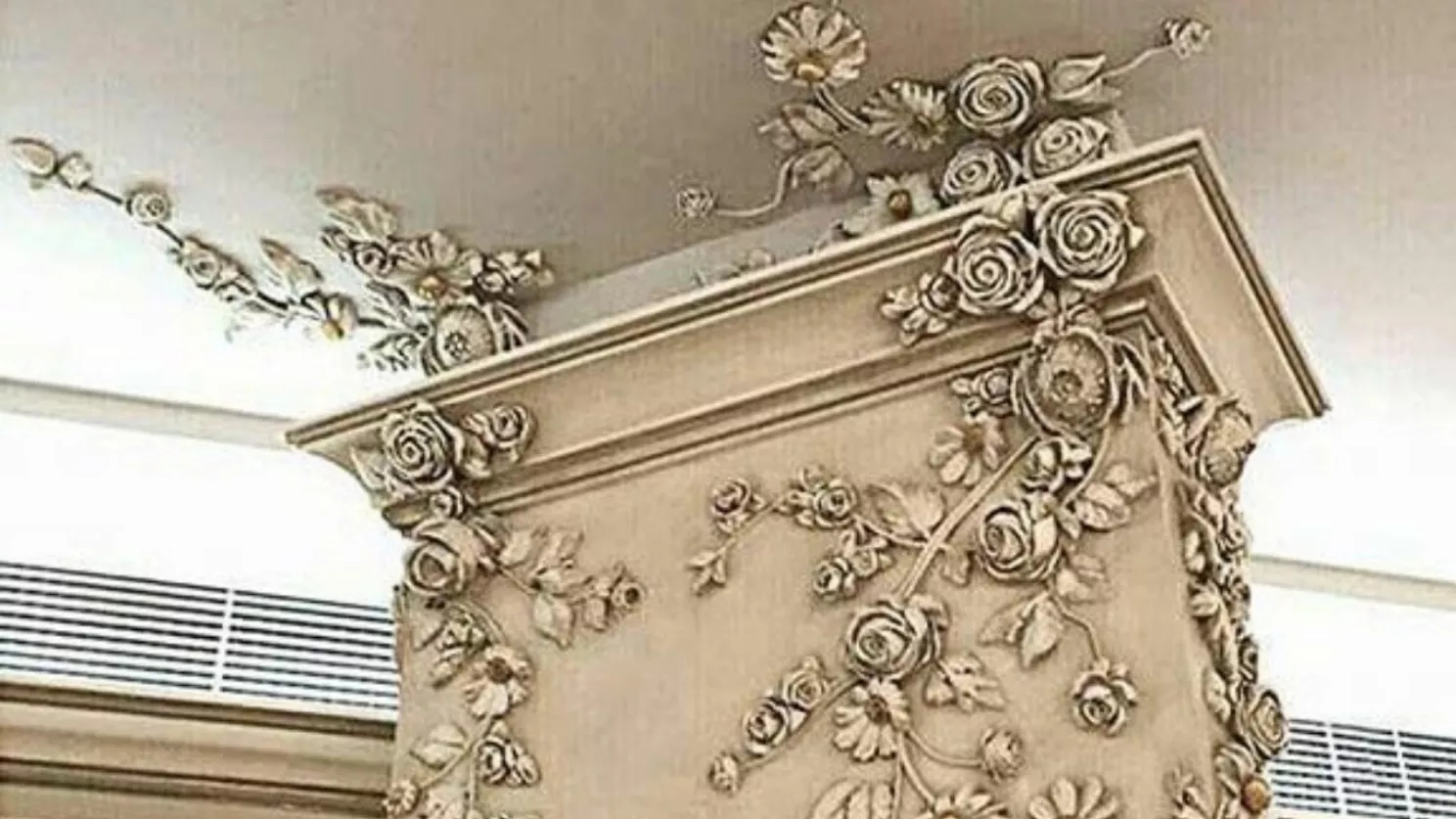 محل گچبری های مدرن در ساختمان