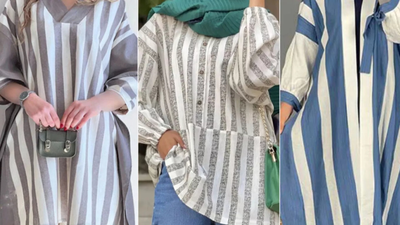 راز استایل شیک با لباس راه راه