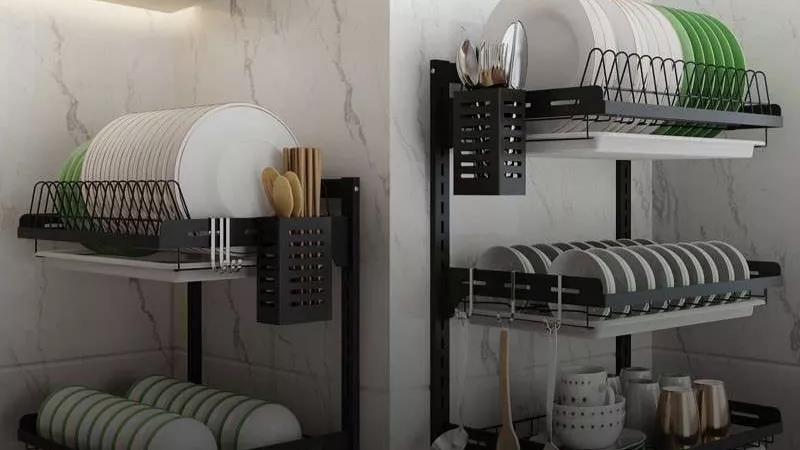 ۶ ایده کاربردی برای چیدمان آشپزخانه کوچک بدون کابینت