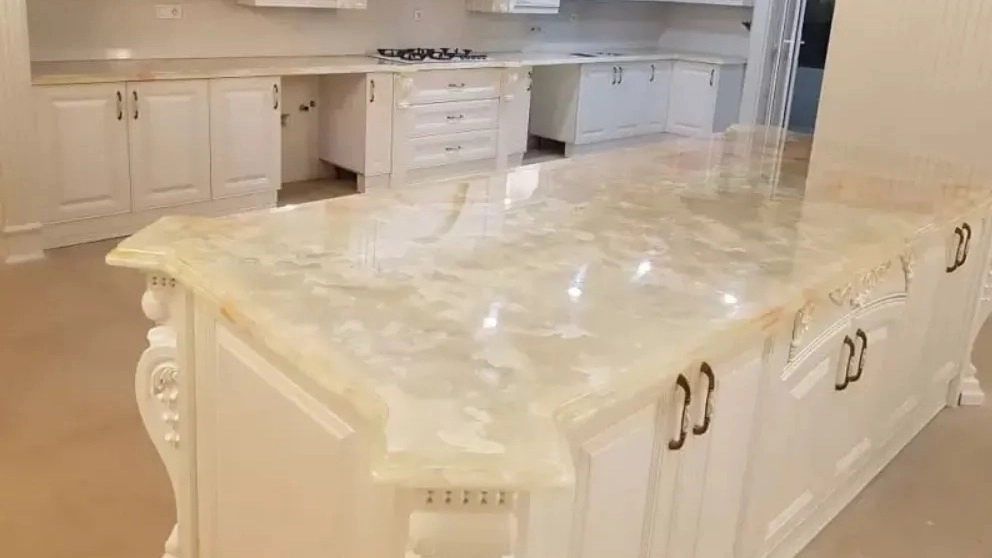 انواع سنگ روی کابینت آشپزخانه