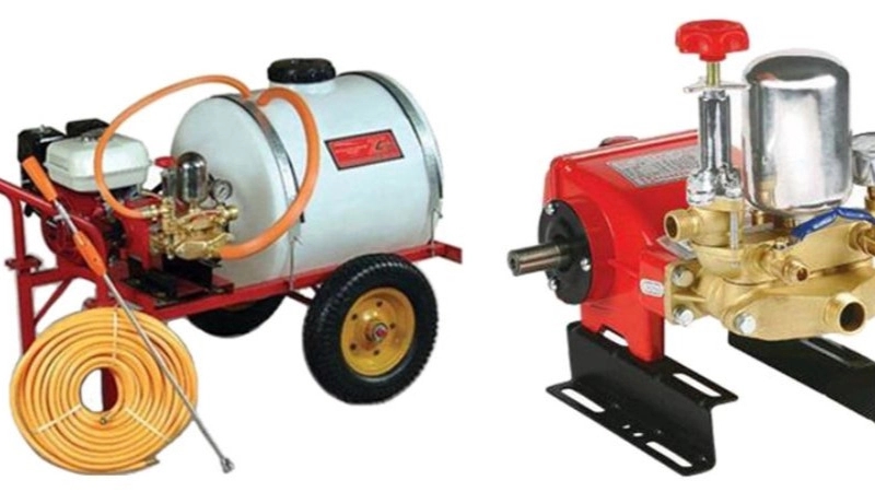 Knowing the components of a sprayer
