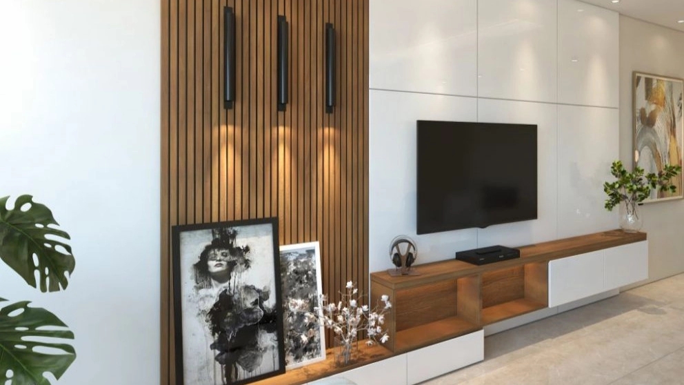Application of thermowall in TV wall design