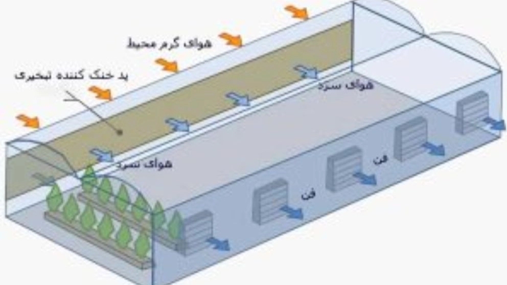 انواع فن گلخانه ای