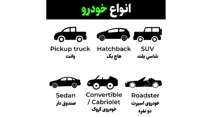 انواع خودرو و امداد سیار
